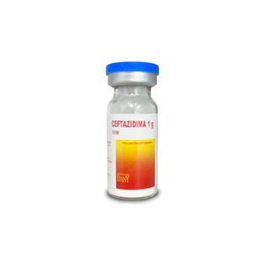 Ceftazidima 1 g DN Polvo para Solución Inyectable - Un Vial 1 g