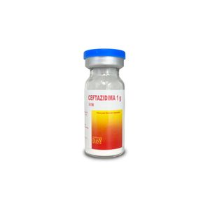 Ceftazidima 1 g DN Polvo para Solución Inyectable - Vial 1 g