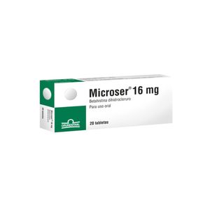 Microser 16 mg Tabletas - Blíster 10 und