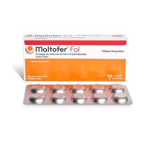 Maltofer Fol Tabletas Masticables - Blíster 10 und