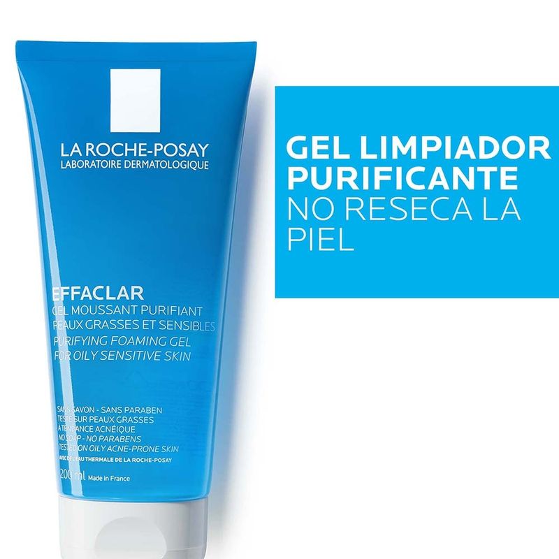 La-Roche-Posay-Effaclar-Gel-Limpiador-Purificante---Tubo-200-ml