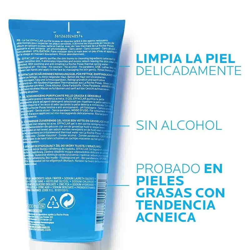 La-Roche-Posay-Effaclar-Gel-Limpiador-Purificante---Tubo-200-ml