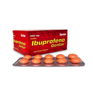 Ibuprofeno 400 mg GF Tabletas - Blíster 10 und