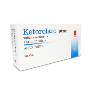 Ketorolaco 10 mg FI Tabletas - Blíster 10 und