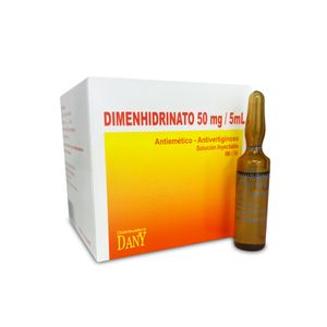 Dimenhidrinato 50mg/5 ml DN Solución Inyectable - Ampolla 5 ml