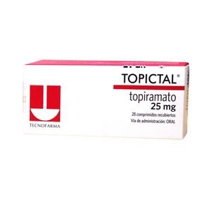 Topictal 25 mg Comprimidos - Caja 28 und