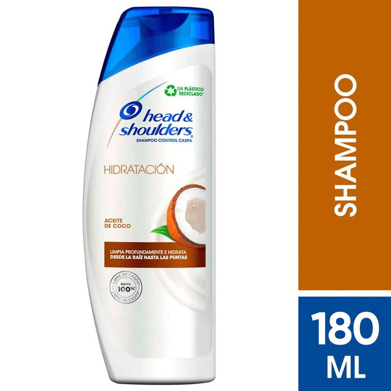 Head & Shoulders Shampoo Mit Kokos Für Feuchtigkeit – 400 Ml, Parabenfrei Für Alle Haartypen