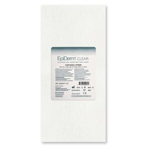 EpiDerm Clear Lámina de silicona Gel EDG 1112 (29 x 3.6 cm) - Sobre 2 und