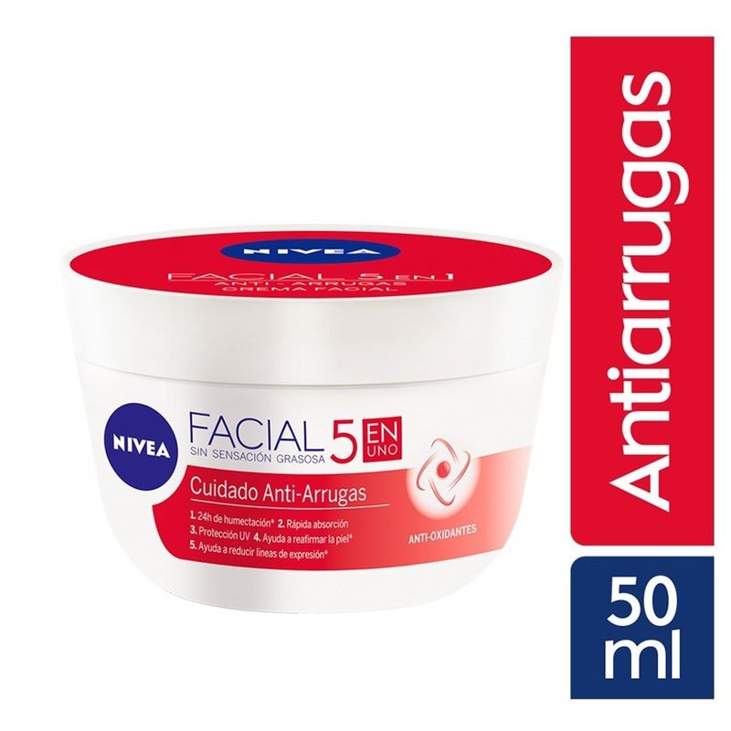 Nivea-5-en-1-Cuidado-Antiarrugas-Crema-Facial---Pote-50-ml