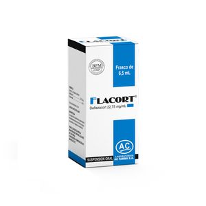 Flacort 22.75 mg/ml Suspensión Oral - Frasco 6.5 ml