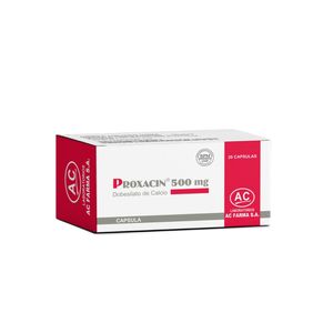 Proxacin 500 mg Cápsulas - Caja 20 und