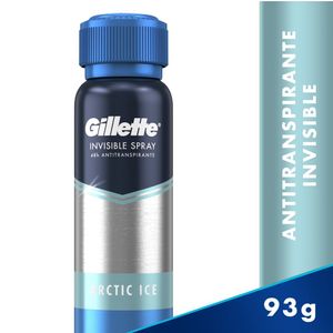 Gillette Artic Ice Antitranspirante Invisible Spray - Frasco 93 g