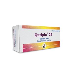 Qutipin 25 mg Tabletas - Caja 30 und