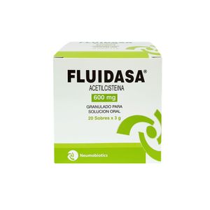 Fluidasa 600 mg Granulado para Solución Oral Sobres - Caja 20 und