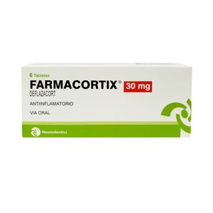 Farmacortix 30 mg Tabletas - Caja 6 und