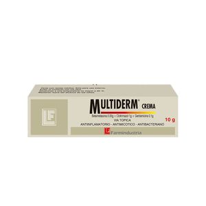 Multiderm 0.05g + 1 g + 0.1 g Crema - Tubo 10 g