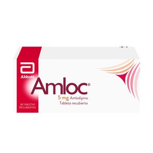 Amloc 5 mg Tabletas - Caja 20 und