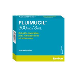 Fluimucil 300 mg/3 ml Solución Inyectable - Ampolla 3 ml