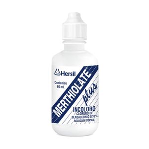 Merthiolate Plus Incoloro 0.10% - Frasco 60 ml