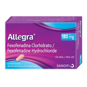 Allegra 180 mg Tabletas - Caja 10 und