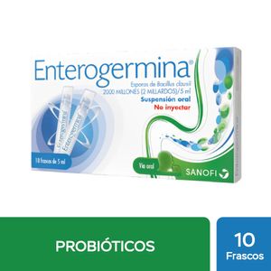 Enterogermina 2000 millones/5 ml Frascos Bebibles - Caja 10 und