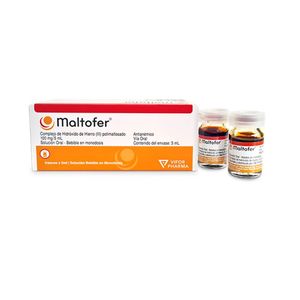 Maltofer 100 mg/5 ml Solución Bebible Frascos Monodosis - Caja 10 und