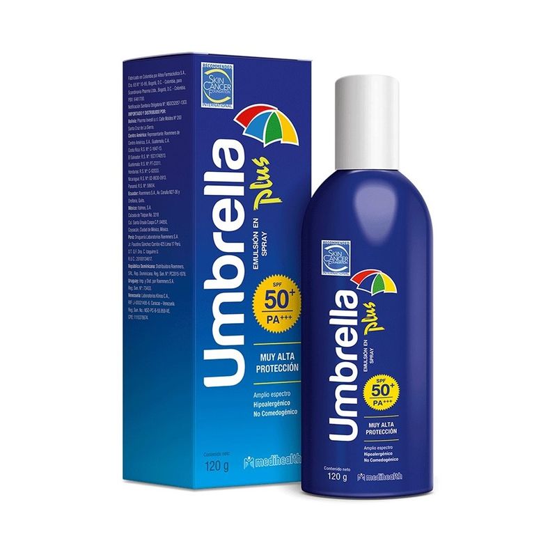 Umbrella-Plus-Protector-Solar-SPF50-Emulsion-en-Spray---Frasco-120-g