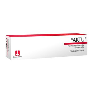 Faktu Pomada Rectal con Aplicador - Tubo 20 g