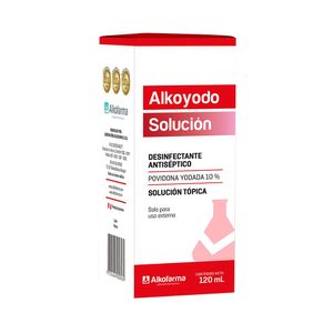 Alkofarma Alkoyodo 10% - Frasco 120 ml