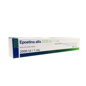 Epoetina Alfa 2 000 ui/ 1 ml Solución Inyectable - Jeringa 1 ml