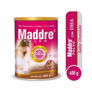 Maddre Polvo con DHA Sabor Chocolate - Lata 400 g