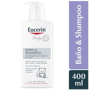 Eucerin Baby Baño & Shampoo - Frasco 400 ml