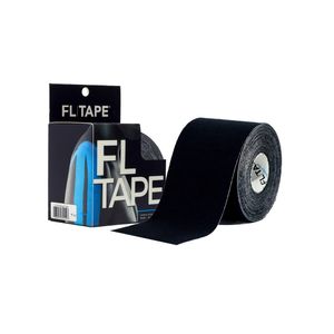 FL Tape Venda Kinesiológica Color Negro (5 cm x 5 m) - Caja 1 und