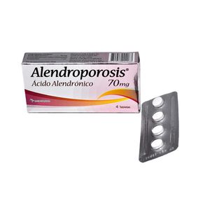 Alendroporosis 70 mg Tabletas - Caja 4 und