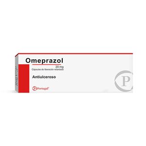 Omeprazol 20 mg PT Cápsulas - Blíster 10 und