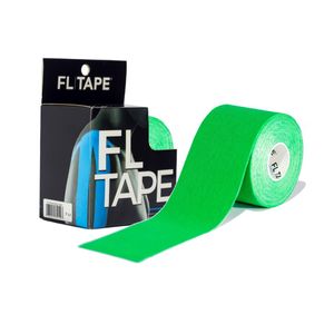 FL Tape Venda Kinesiológica Color Verde (5 cm x 5 m) - Caja 1 und