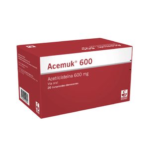 Acemuk 600 mg Comprimidos - Caja 20 und