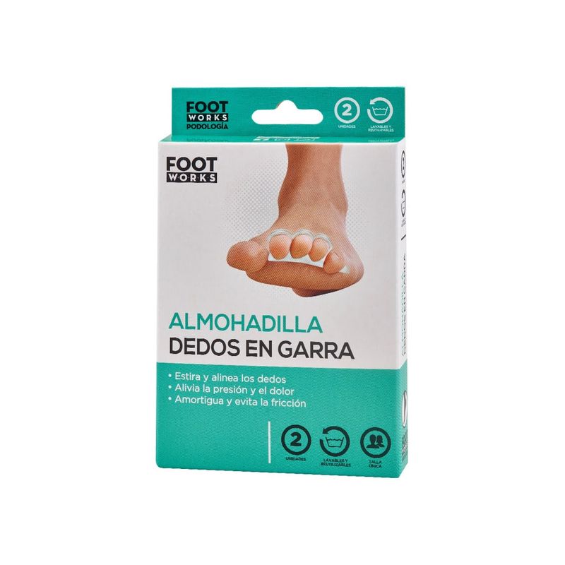 Foot-Works-Almohadilla-para-Dedos-en-Garra---Caja-2-und