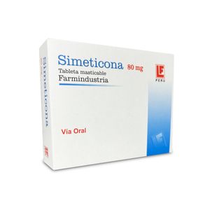 Simeticona 80 mg FI Tabletas - Blíster 10 und