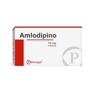 Amlodipino 10 mg PT Tabletas - Blíster 10 und