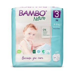 Bambo Nature Pañales Talla 3 M - Bolsa 28 und