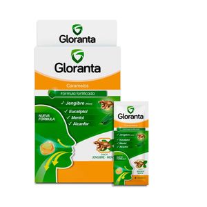 Gloranta Caramelos Sabor Jengibre y Menta por Sobre - Un Sobre 4 und