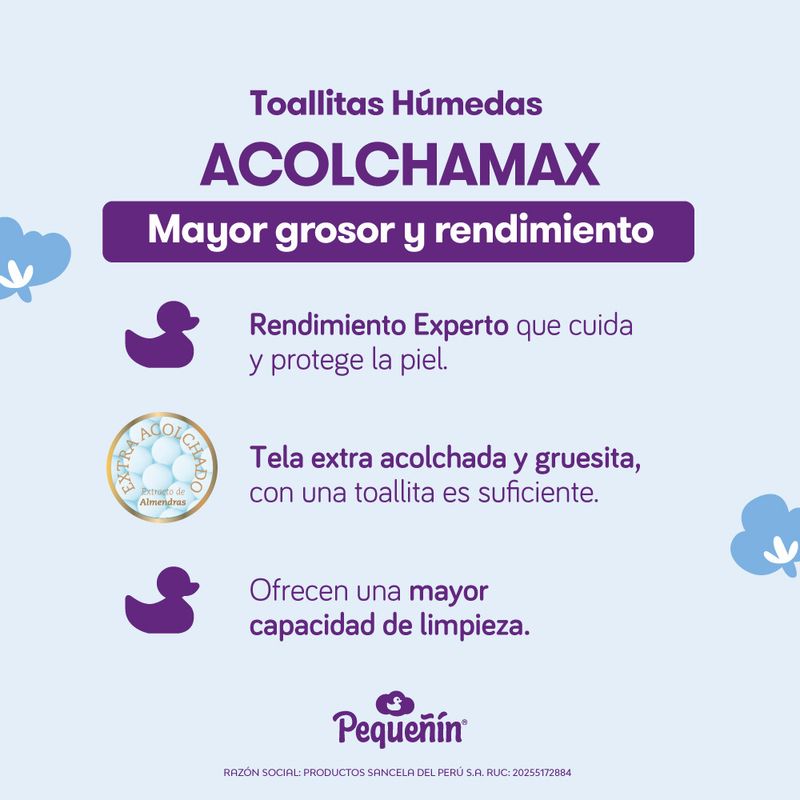 Pequeñin-Acolchamax-Toallitas-Humedas---Bolsa-40-und