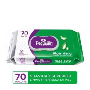 Pequeñín Aloe Natural Toallitas Húmedas - Bolsa 70 und