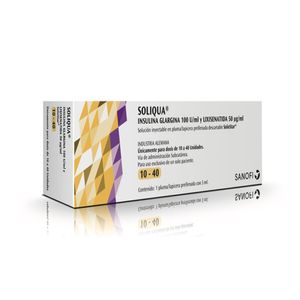 Soliqua 10 40 Solución Inyectable - Cartucho 3 ml