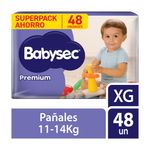 Babysec-Premium-Pañales-para-Bebe-Talla-XG---Bolsa-48-und