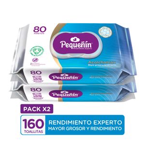 Pequeñín Acolchamax Toallitas Húmedas - Pack 2 und (80 und c/u)