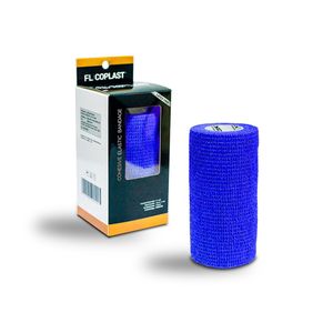 FL Coplast Venda Elástica Color Azul (10 cm x 4.5 m) - Caja 1 und