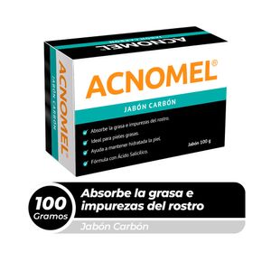 Acnomel Jabón Carbón Activo - Barra 100 g