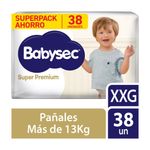 Babysec-Super-Premium-Pañales-para-Bebe-Talla-XXG---Bolsa-38-und